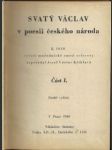 Svatý václav v poesii českého národa / blahoslavená anežka česká / kytička naší české mamince - náhled