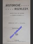 HISTORICKÉ ROZHLEDY - Poučné čtení pro mládež českoslovanskou - Ročník V. - Kolektiv autorů - náhled