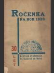 Ročenka na rok 1929 - náhled