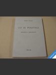 Co je politika? houben robert 1966 řím / vídeň - náhled