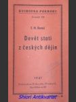 Devět statí z českých dějin - bartoš františek michálek - náhled