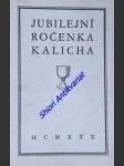 Jubilejní ročenka kalicha - náhled