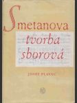 Smetanova tvorba sborová - náhled