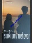 Soukromý rozhovor - bořkovcová hana - náhled