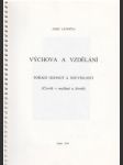 Výchova a vzdělání.od Josef Láznička. - náhled