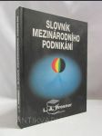 Slovník mezinárodního podnikání - náhled