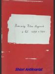 Rukopisy petra bezruče z let 1899 a 1900 - náhled