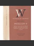 Vítězslav Nezval - Dílo, svazek XXXVI. - Překlady II. (básně, poesie - Heine - Nizámí - Puškin - Jarry - Éluard - Hikmet - Neruda - Breton - Gabe aj.) - náhled