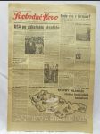 Svobodné slovo 24. 11. 1963, ročník XIXI, číslo 2811: USA po zákeřném atentátu, Pohřeb Johna F. Kennedyho stanoven na pondělí atd. - náhled