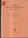 Handbuch der virusinfektionen bei Tieren V-1 - náhled