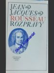 Rozpravy - rousseau jean jacques - náhled