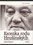 Kronika rodu Hrušínských - náhled