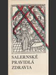 Salernské pravidlá zdravia - náhled