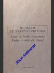 Liber de verbo incarnato - kniha o vtěleném slově - richard ze svatého viktora - náhled