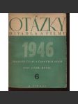 Otázky divadla a filmu, číslo 6./1946 - náhled