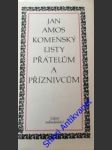 Listy přátelům a příznivcům - komenský jan amos - náhled