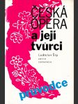 Česká opera a její tvůrci (průvodce) - náhled