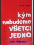 Kým nebudeme všetci jedno - lubichová chiara - náhled