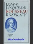 Rozpravy - rousseau jean jacques - náhled