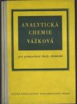 Analytická chemie vážková - náhled