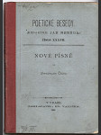 Čech Sv.: Nové písně, Praha 1888,  1. vyd. - náhled