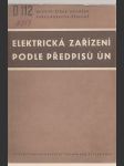 Elektrická zařízení podle předpisů ún - náhled