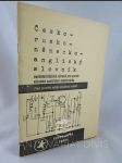 Česko-rusko-německo-anglický slovník nejdůležitějších výrazů pro servis výrobků spotřební elektroniky - náhled