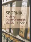 Sborník Archivu bezpečnostních složek 11/2013 - náhled