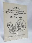 Ceník československých, českých a slovenských mincí: 1918-1997 - náhled