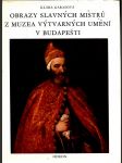 Obrazy slavných mistrů z muzea výtvarných umění v budapešti garasová klára - náhled