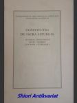 Constitutio de sacra liturgia. Litterae apostolicae motu proprio "Sacram liturgiam" - Sacrosanctum Oecumenicum Concilium Vaticanum Secundum - náhled