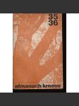 Almanach Kmene 1935 - 1936 (upravil Ladislav Sutnar, foto-obálka Jaromír Funke) - náhled