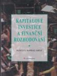 Kapitálové investice a finanční rozhodovaní - náhled