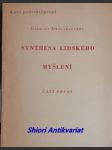 Synthesa lidského myšlení - část první - dwelshauvers georges - náhled