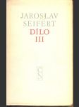 DÍLO III. - 1937-1952 Seifert Jaroslav - náhled