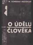 O údělu člověka - náhled