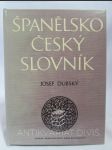 Španělsko-český slovník - náhled