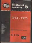 Telefonní seznam 5 1974 - náhled