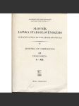 Slovník jazyka staroslověnského, sešit 53. - náhled