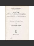 Slovník jazyka staroslověnského, sešit 54. - náhled