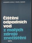 Čistění odpadních vod z malých zdrojů znečistění - náhled