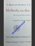 Myšlenka na den - marin de boylesve s.j. - náhled