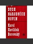 Duch národních novin (politika, noviny, žurnalistika, mj. Šlechta a Slované; Slované a Rakousko; O zákazu Národních novin; Pruská vojna; Potřeba federace) - náhled