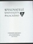 Spisovatelé univerzity palackého - náhled