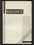 Bibliofil — r. VIII, č. 5–6 - náhled