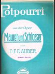 Potpourri aus der oper maurer und schlosser - náhled