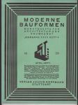 Moderne bauformen - monatshefte für architektur und raumkunst - xxvii. jahrgang - heft 4 - april 1928 - náhled