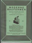 Moderne bauformen - monatshefte für architektur und raumkunst - xxviii. jahrgang - heft 2 - februar 1929 - náhled