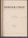 Kompletní ročník časopis technická práce  ročník vii. -1951  / odborný časopis, pro technická povolání / - náhled