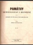 Památky archeologické a místopisné  díl iv. - náhled